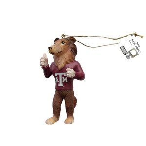 Texas A&M Aggies Mascot Ornament Christmas Collectible Figure New NCAA